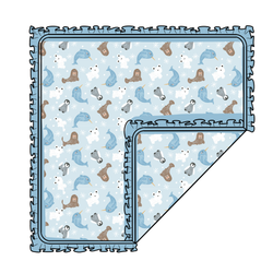 Snowy Sidekicks Cloud Nine Oversized Blanket - Bamboo - Pre Order - Christmas Special (57.5x80 Inches)
