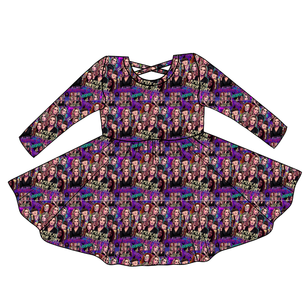 Spellbound Sisters - Violet Cross Back Long Sleeve Knit - PRE ORDER