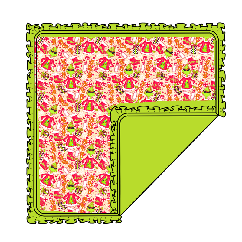 Baking Spirits Bright Enchanted Blanket - Knit - Pre Order - Christmas Special (50x50 Inches)