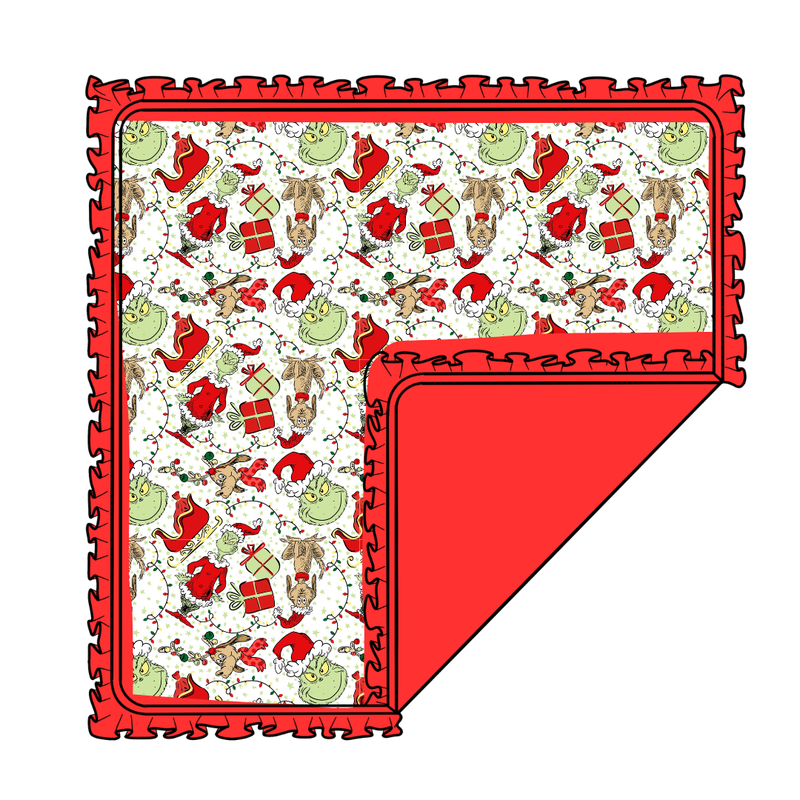 Mistle Toe & Mischief Enchanted Blanket - Knit - Pre Order - Christmas Special (50x50 Inches)