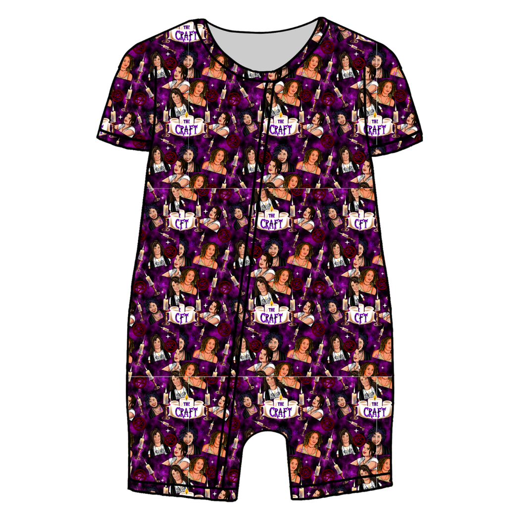 Bewitched Babes Bliss Short Sleeve Zippy Bamboo - PRE ORDER