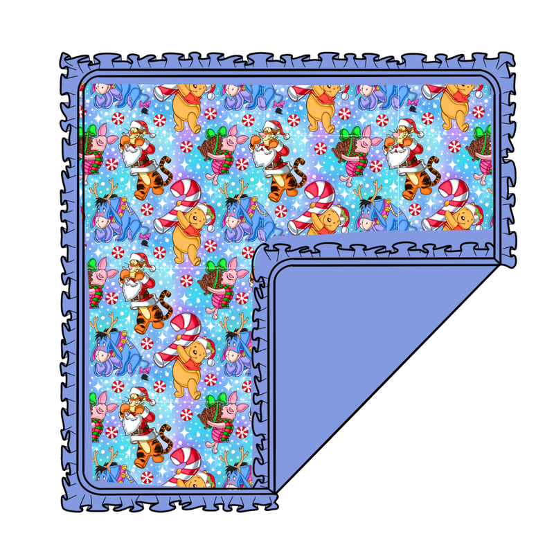 Holiday Hunny Enchanted Blanket - Knit - Pre Order - Christmas Special (50x50 Inches)