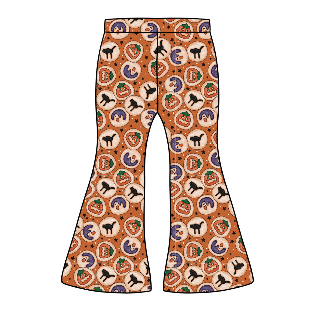 Cookie Party Mod Adult Flare Bamboo Pants - Pre Order