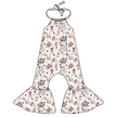 Spots & Daydreams Stardust Bellbottom Halter Romper Knit - PRE ORDER