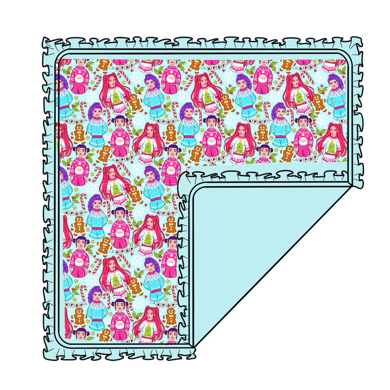 Holiday Pop Enchanted Blanket - Knit - Pre Order - Christmas Special (50x50 Inches)