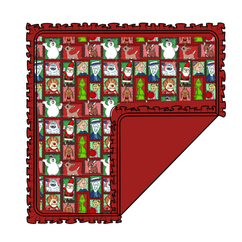 Christmas through the Years Enchanted Blanket - Knit - Pre Order - Christmas Special (50x50 Inches)