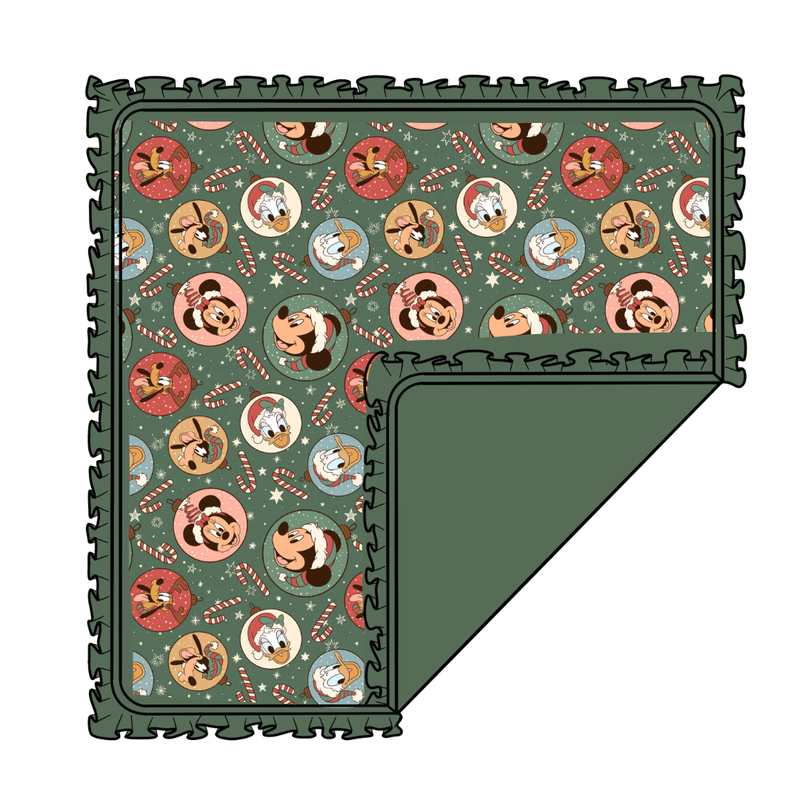Main St Magic Enchanted Blanket - Knit - Pre Order - Christmas Special (50x50 Inches)