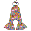 Sunny Side Friends Stardust Bellbottom Halter Romper Knit - PRE ORDER
