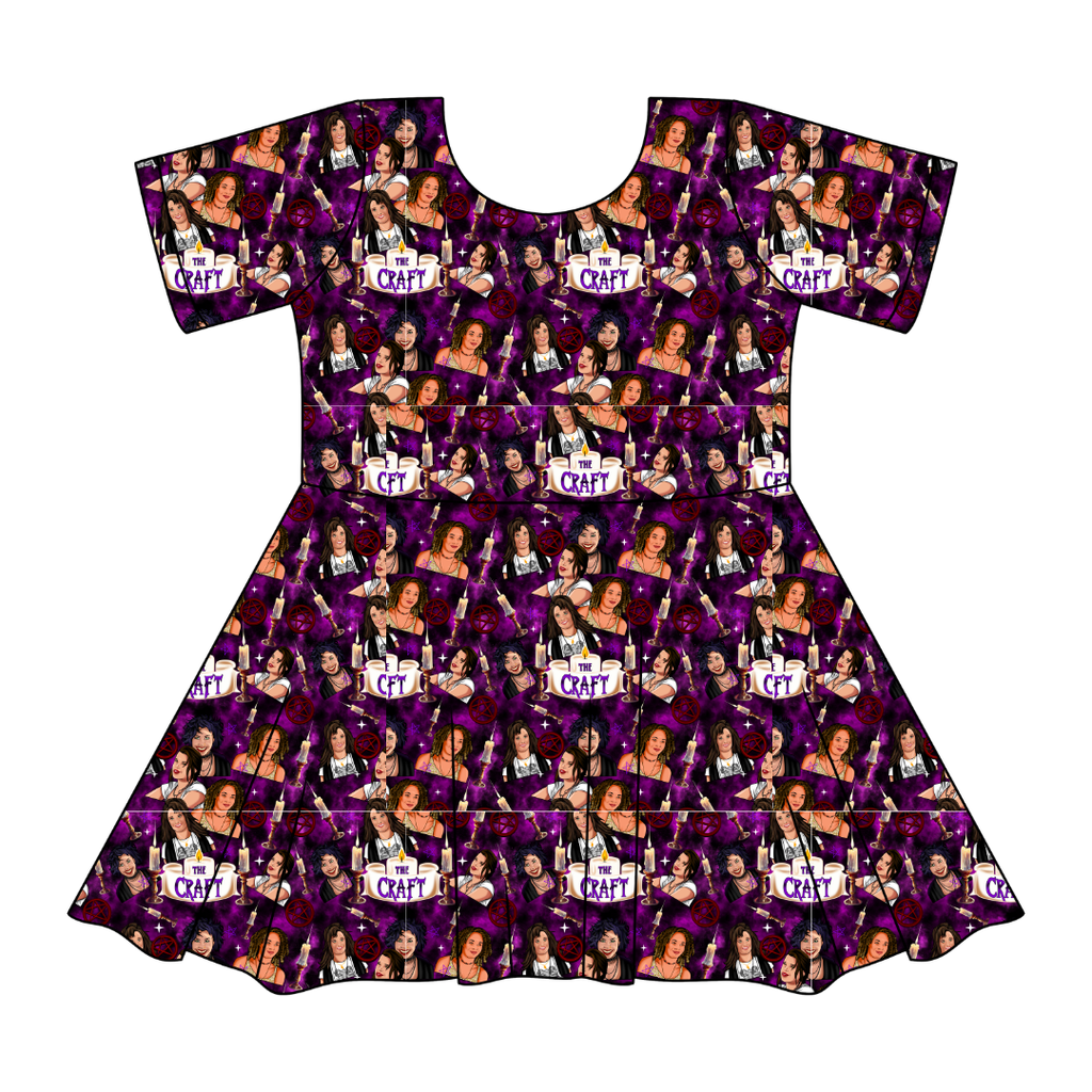 Bewitched Babes - SIERRA - KNIT TWIRL DRESS - PRE ORDER