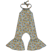 Golden MVP Stardust Bellbottom Halter Romper Knit - PRE ORDER