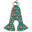 Friends Forever Stardust Bellbottom Halter Romper Knit - PRE ORDER