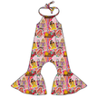Royal Daydreams Stardust Bellbottom Halter Romper Knit - PRE ORDER