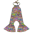 90's Playdate Stardust Bellbottom Halter Romper Knit - PRE ORDER