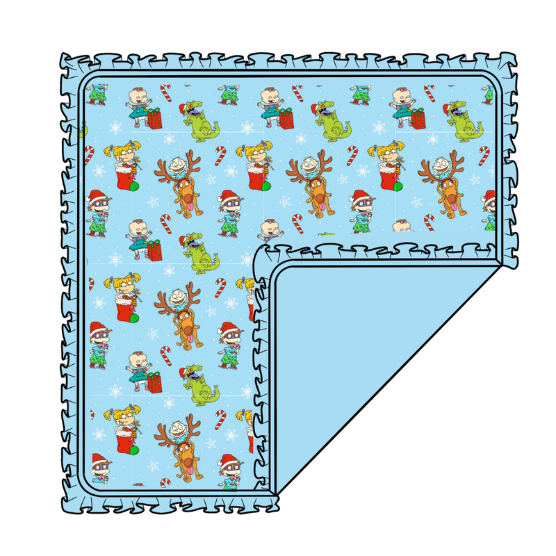 Holiday Parade Moonbeam Blanket - Bamboo - Pre Order - Christmas Special (50x50 Inches)