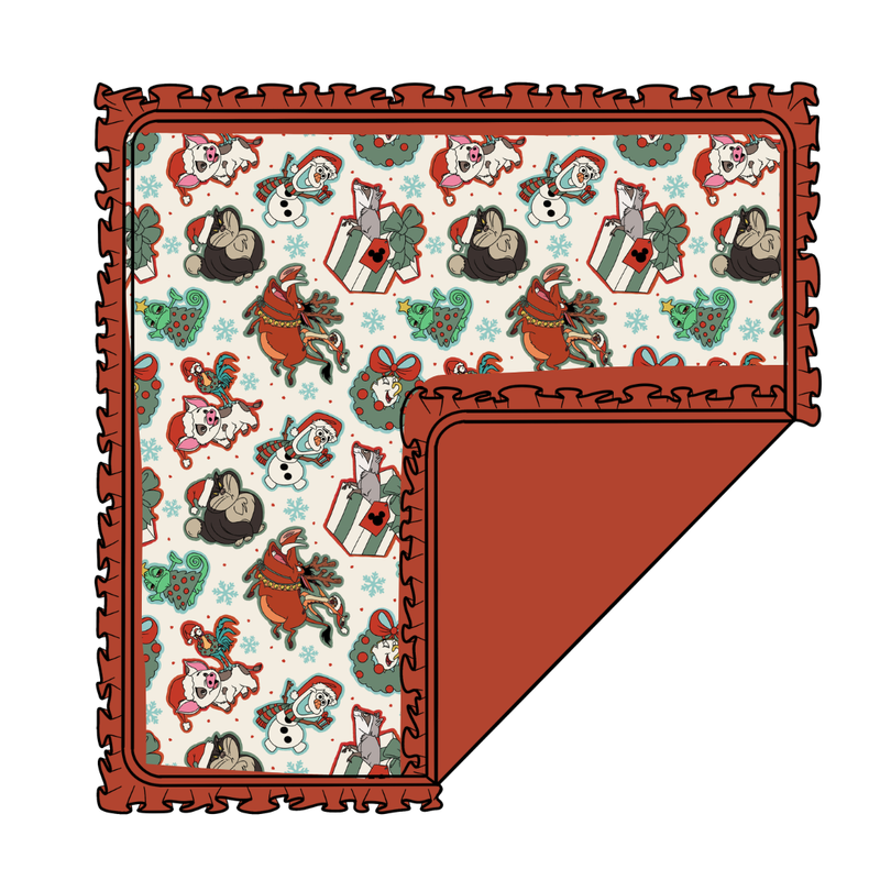 Christmas Sidekicks Enchanted Blanket - Knit - Pre Order - Christmas Special (50x50 Inches)