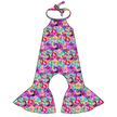 Dream Girl Era Stardust Bellbottom Halter Romper Knit - PRE ORDER