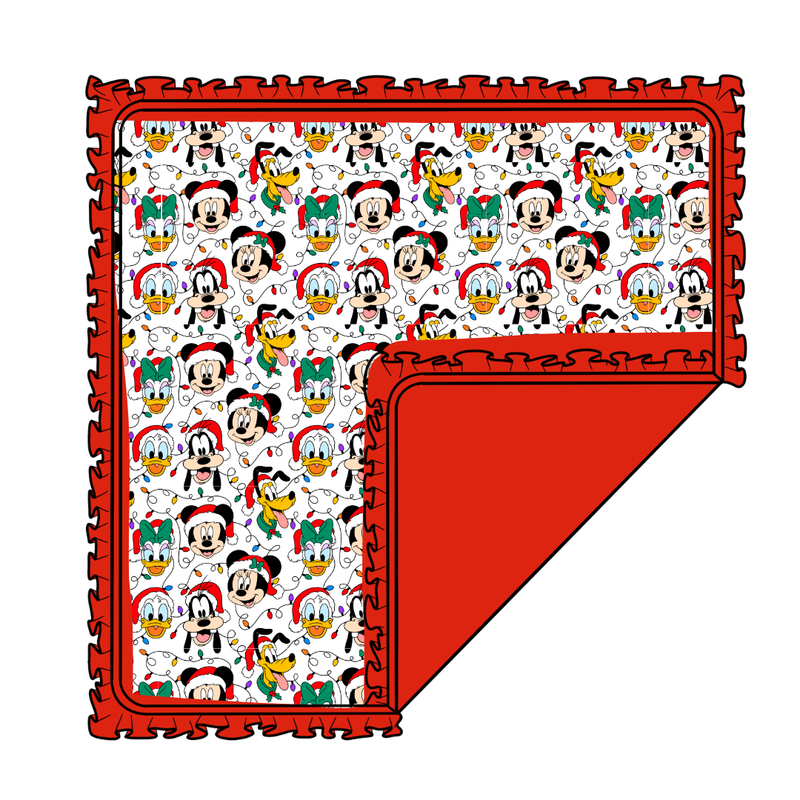 Jolly Holiday Crew Enchanted Blanket - Knit - Pre Order - Christmas Special (50x50 Inches)