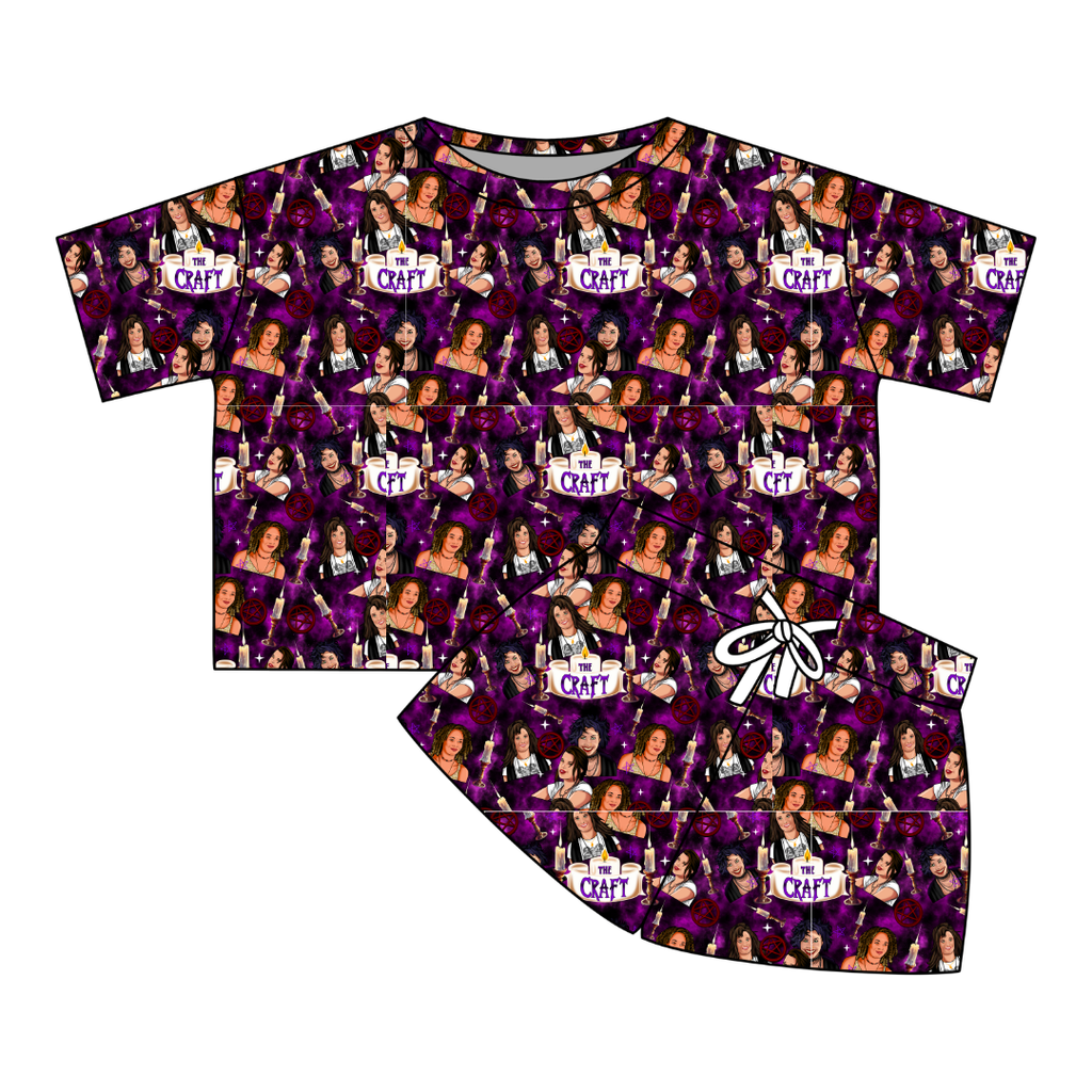 Bewitched Babes - Kickback Oversized Ribbed Lounge Set - PRE ORDER