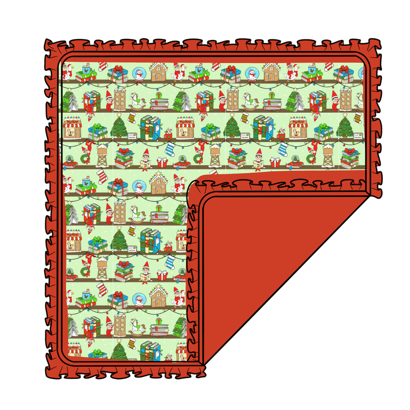Holiday Hide & Seek Enchanted Blanket - Knit - Pre Order - Christmas Special (50x50 Inches)