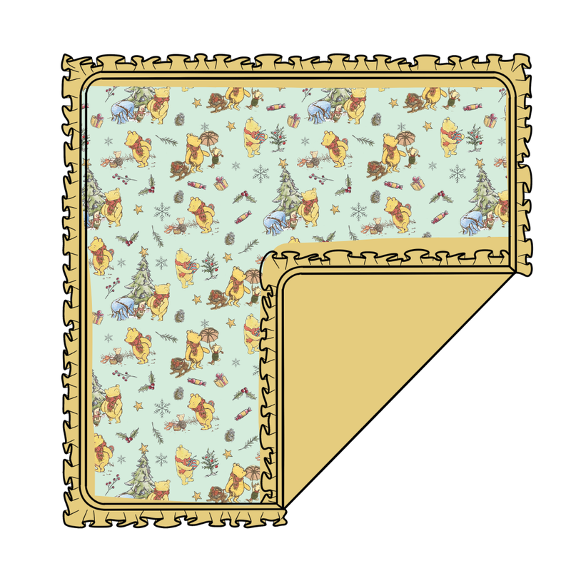 Woodland Christmas Wishes Enchanted Blanket - Knit - Pre Order - Christmas Special (50x50 Inches)