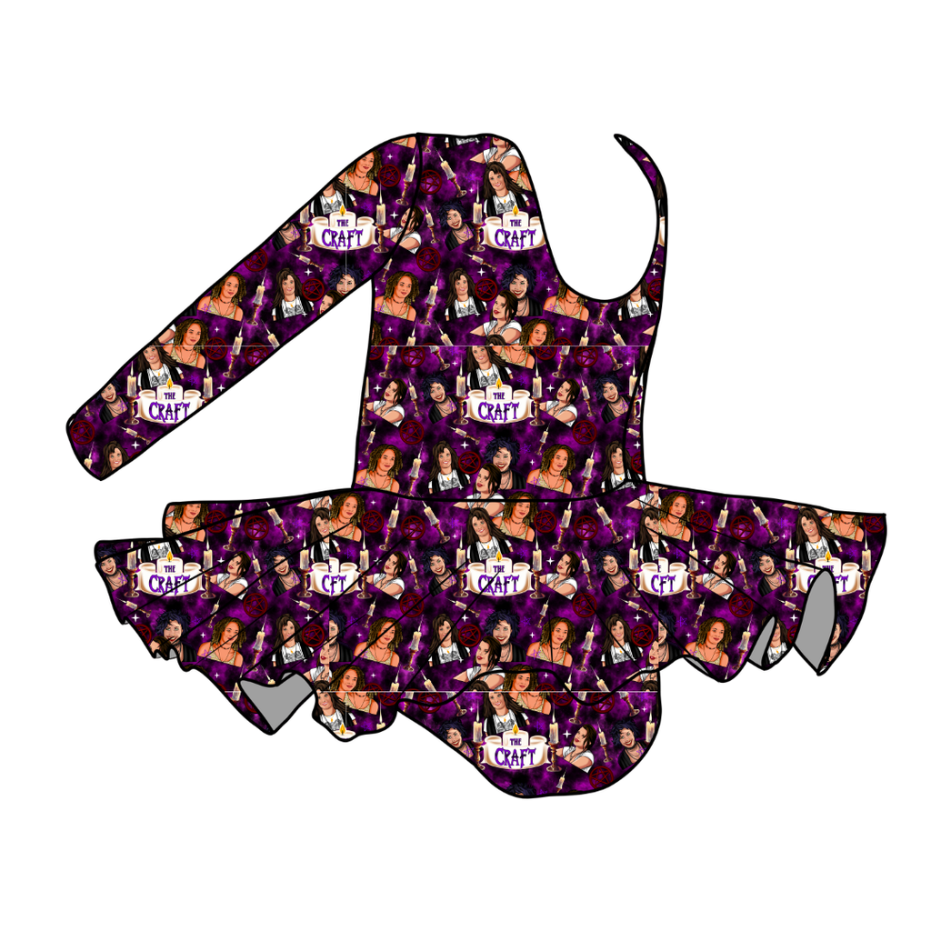 BEWITCHED BABES - Grace Long Sleeve Skirted Leotard - PRE ORDER