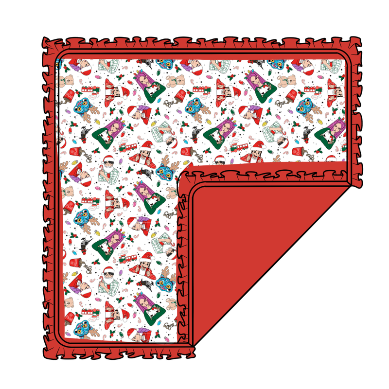 Holiday Harmony Moonbeam Blanket - Bamboo - Pre Order - Christmas Special (50x50 Inches)
