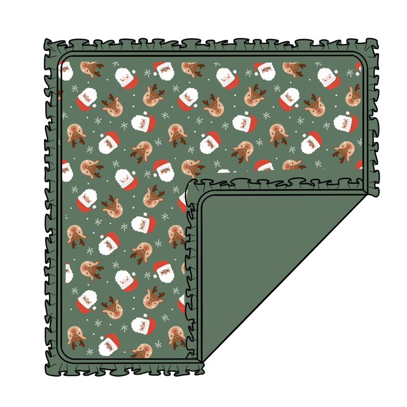 Sleigh Bell Dreams Enchanted Blanket - Knit - Pre Order - Christmas Special (50x50 Inches)