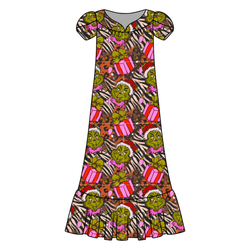Pretty Mean Christmas Blanche Women's Night Dress - Bamboo - Pre Order - Christmas Special