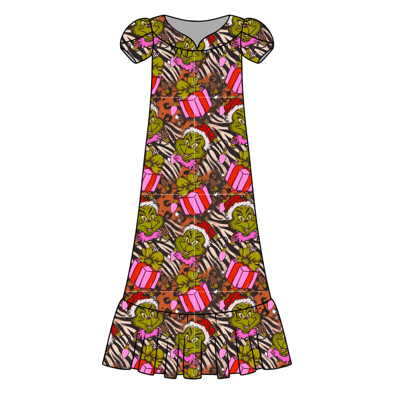 Pretty Mean Christmas Blanche Women's Night Dress - Bamboo - Pre Order - Christmas Special