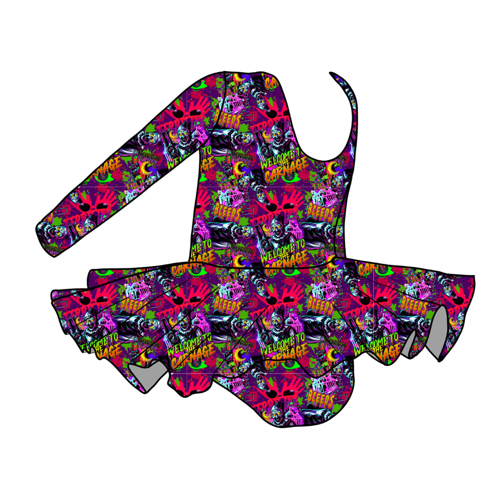 CHAOS CARNIVAL - Grace Long Sleeve Skirted Leotard - PRE ORDER