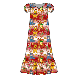 Hunny Acre Cookies Blanche Women's Night Dress - Bamboo - Pre Order - Christmas Special