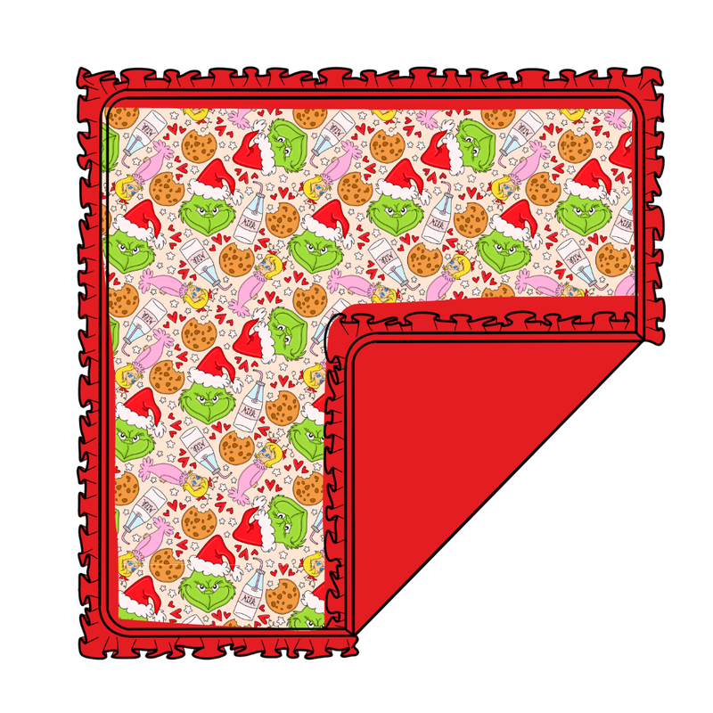 Heart of Whoo Ville Enchanted Blanket - Knit - Pre Order - Christmas Special (50x50 Inches)