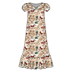 Red Nose Blanche Women's Night Dress - Bamboo - Pre Order - Christmas Special