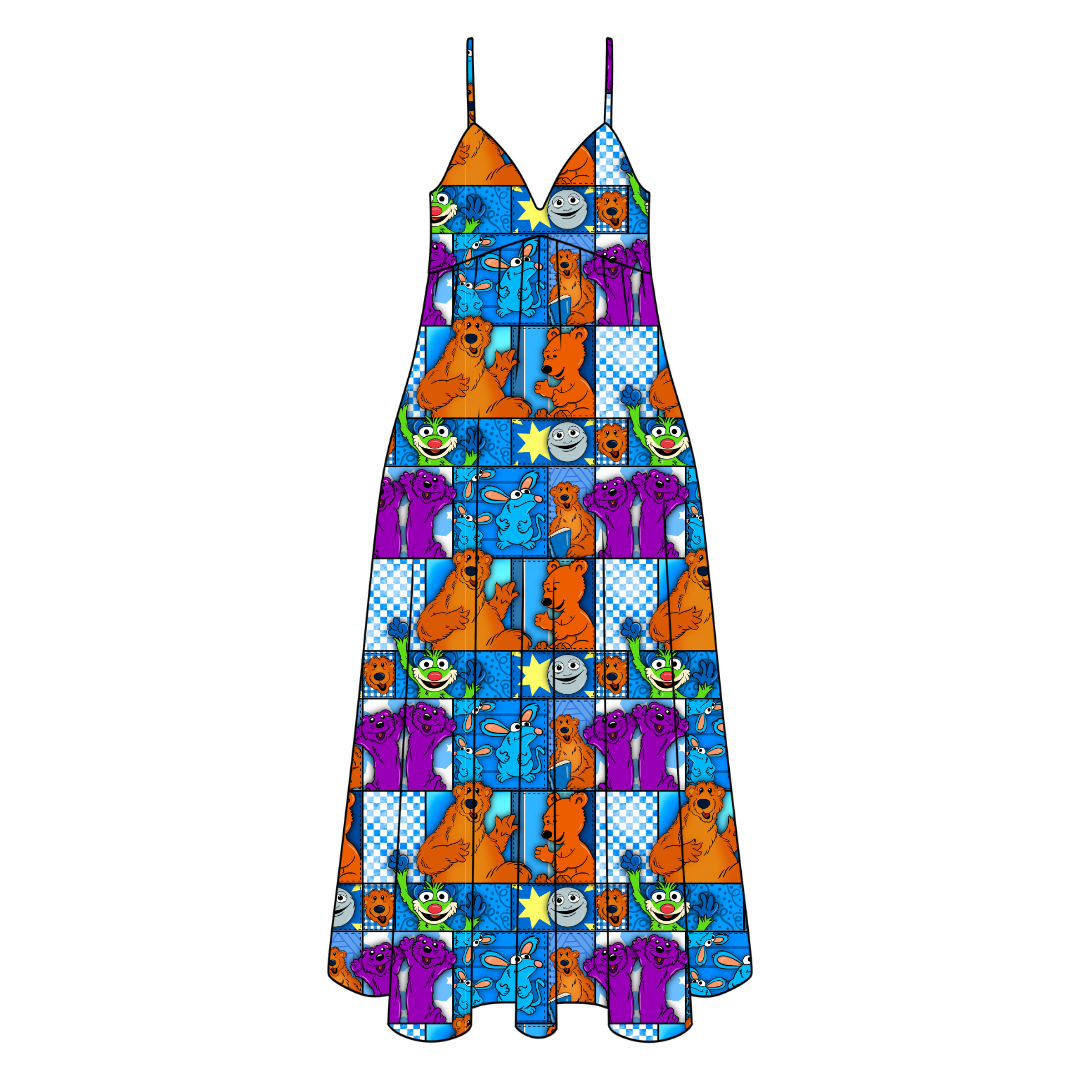 House of Blue Harper Women's Low Back Dress Bamboo - Pre Order