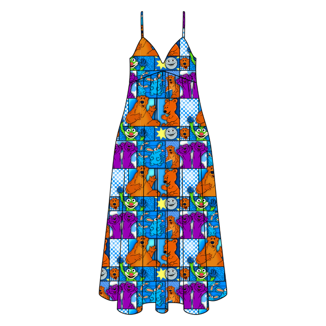 House of Blue Harper Women's Low Back Dress Bamboo - Pre Order