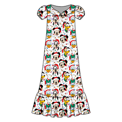 Jolly Holiday Crew Blanche Women's Night Dress - Bamboo - Pre Order - Christmas Special