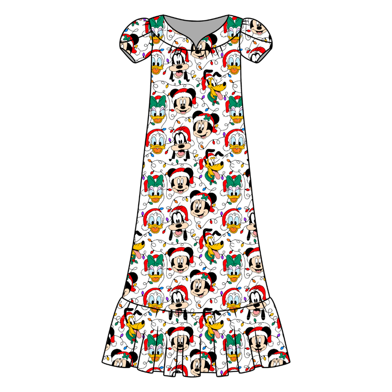 Jolly Holiday Crew Blanche Women's Night Dress - Bamboo - Pre Order - Christmas Special