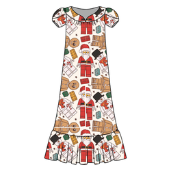 Building Christmas Memories Blanche Women's Night Dress - Bamboo - Pre Order - Christmas Special