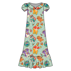 Christmas at the Big House Blanche Women's Night Dress - Bamboo - Pre Order - Christmas Special