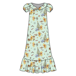 Woodland Christmas Wishes Blanche Women's Night Dress - Bamboo - Pre Order - Christmas Special