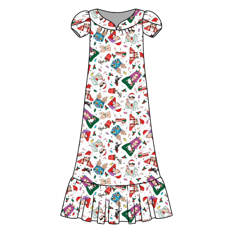 Holiday Harmony Blanche Women's Night Dress - Bamboo - Pre Order - Christmas Special