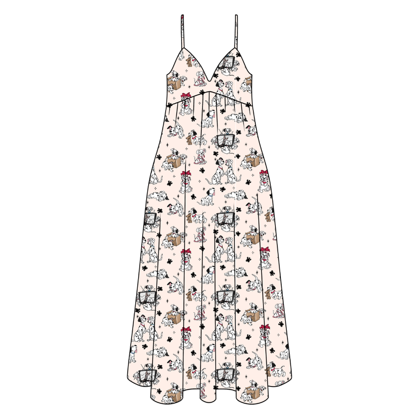 Spots & Daydreams Harper Women's Low Back Dress Bamboo - Pre Order