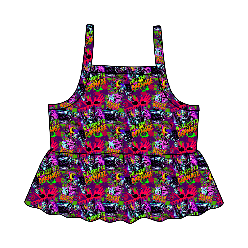 Chaos Carnival - Tootsie Peplum Tank Knit - PRE ORDER