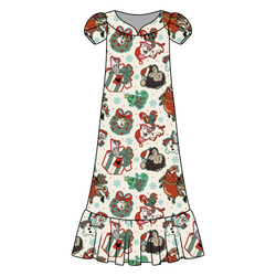 Christmas Sidekicks Blanche Women's Night Dress - Bamboo - Pre Order - Christmas Special