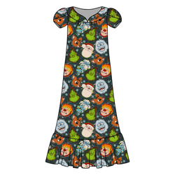 Classic Christmas Mischief Blanche Women's Night Dress - Bamboo - Pre Order - Christmas Special