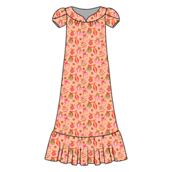 Bubblegum Bells Blanche Women's Night Dress - Bamboo - Pre Order - Christmas Special