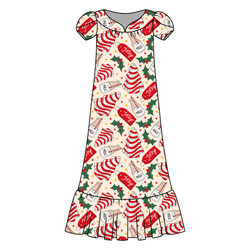 Tree Cakes Blanche Women's Night Dress - Bamboo - Pre Order - Christmas Special