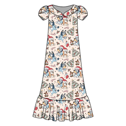 Heeler Holiday Blanche Women's Night Dress - Bamboo - Pre Order - Christmas Special