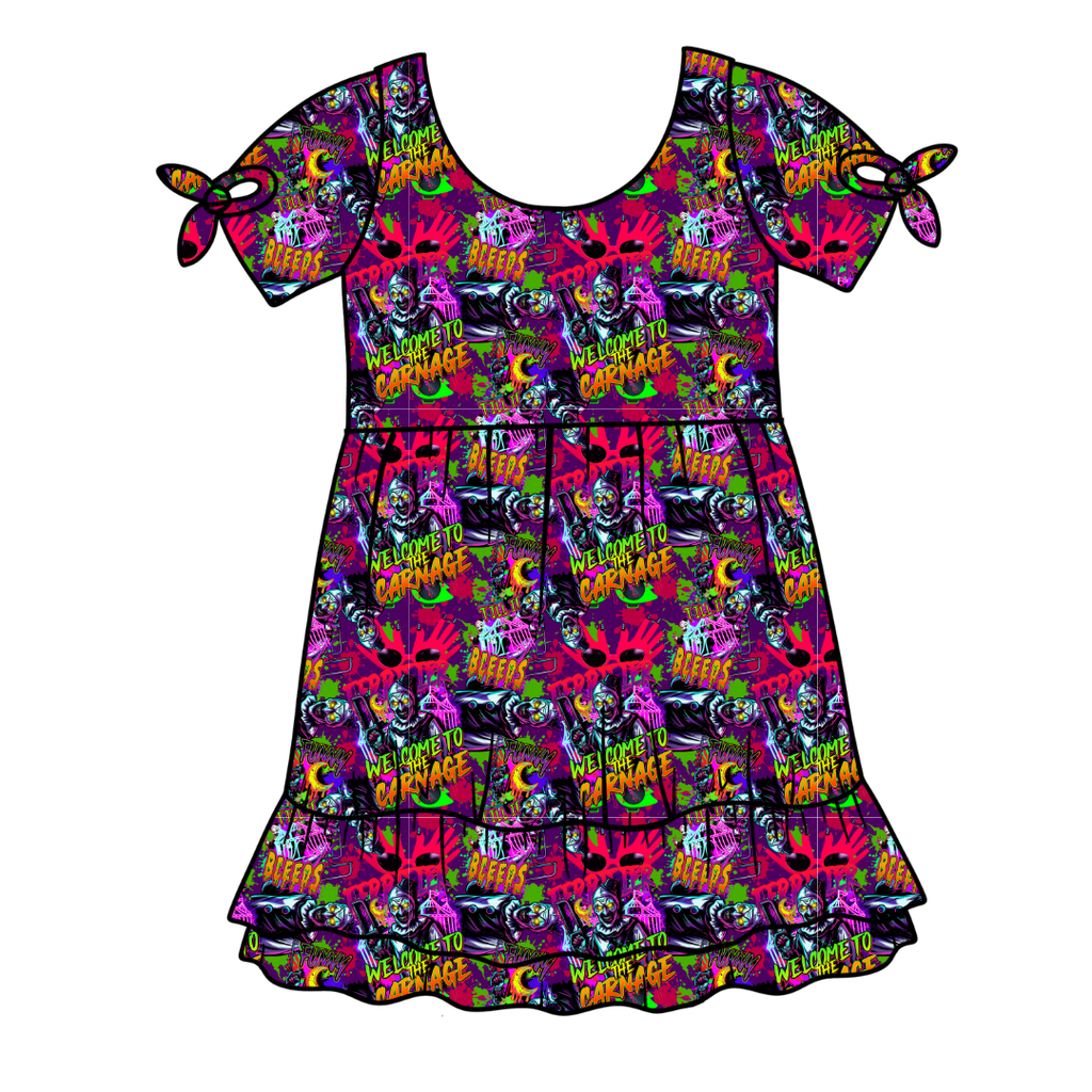Chaos Carnival - Serenity Short Sleeve Lounge Dress - PRE ORDER