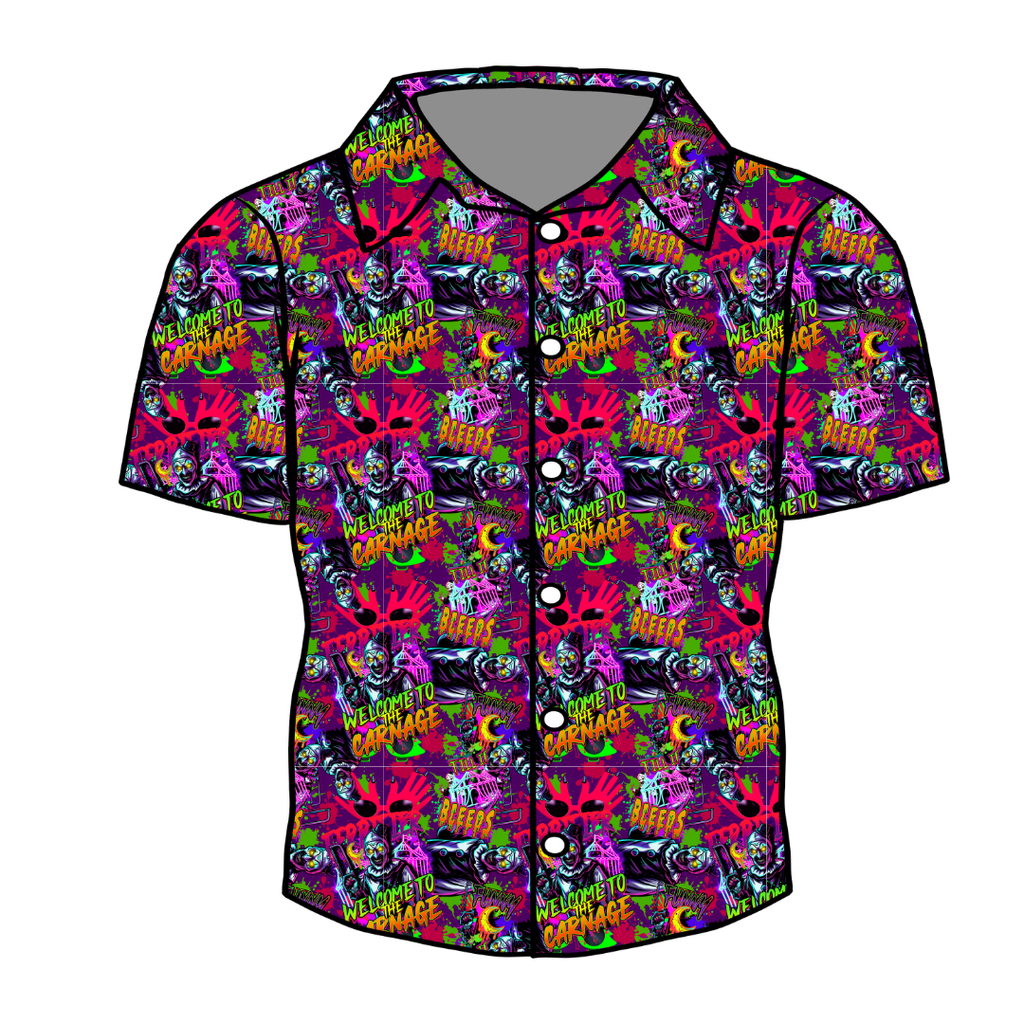 Chaos Carnival - Twilight Men's Button Down Bamboo - Pre Order
